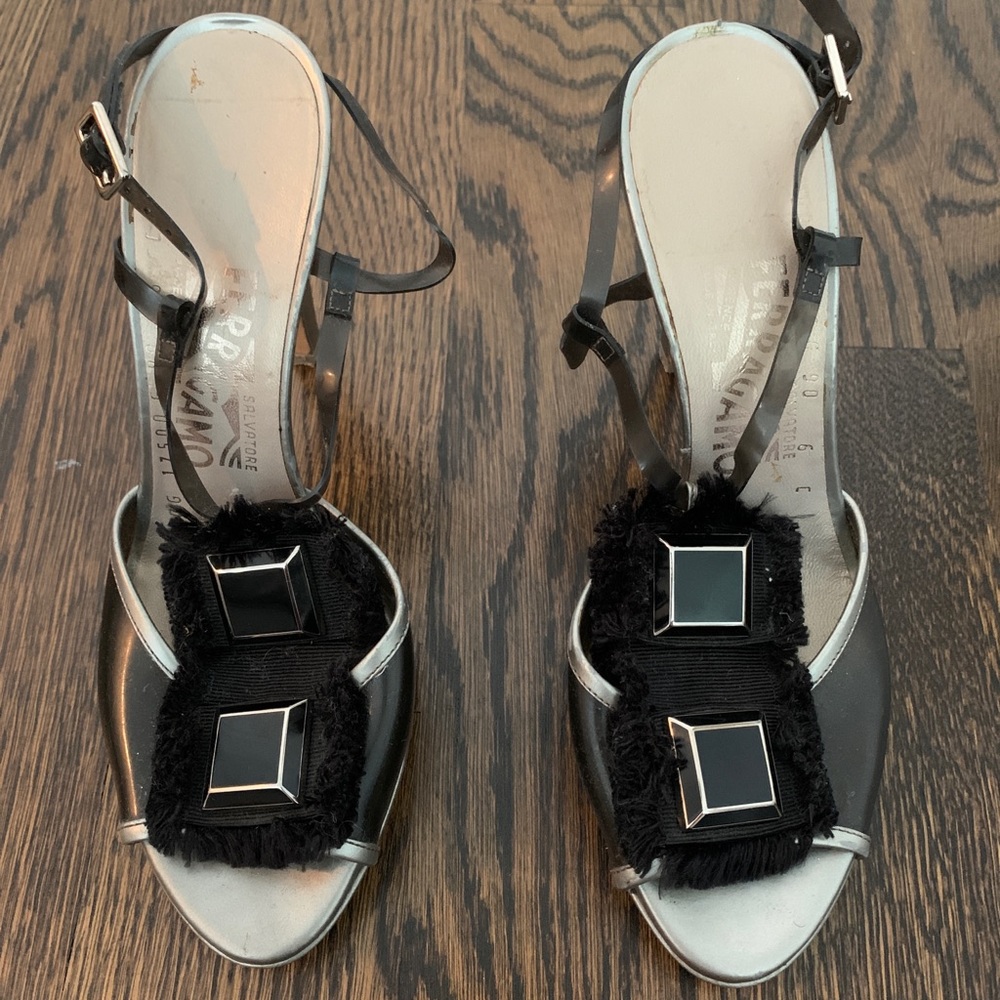 Vintage Salvatore Ferragamo high heels.